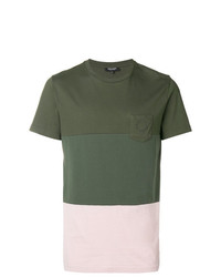 T-shirt à col rond olive Ron Dorff