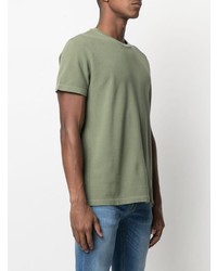 T-shirt à col rond olive Fay