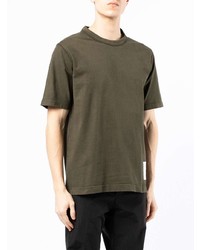 T-shirt à col rond olive Norse Projects