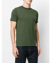 T-shirt à col rond olive Kenzo