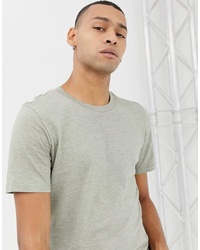 T-shirt à col rond olive Selected Homme