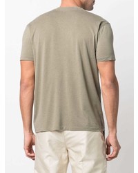 T-shirt à col rond olive Tom Ford