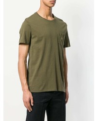 T-shirt à col rond olive Polo Ralph Lauren