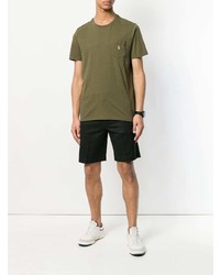 T-shirt à col rond olive Polo Ralph Lauren