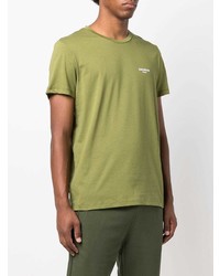 T-shirt à col rond olive Balmain