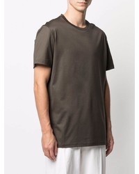 T-shirt à col rond olive Low Brand