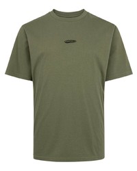 T-shirt à col rond olive Supreme