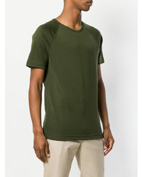 T-shirt à col rond olive S.N.S. Herning