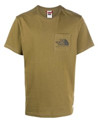 T-shirt à col rond olive The North Face