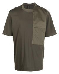 T-shirt à col rond olive Transit