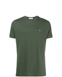 T-shirt à col rond olive Vivienne Westwood