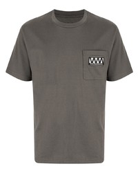 T-shirt à col rond olive White Mountaineering