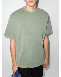 T-shirt à col rond olive WTAPS