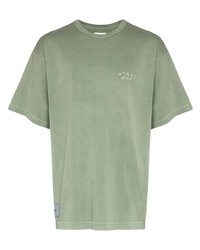 T-shirt à col rond olive WTAPS