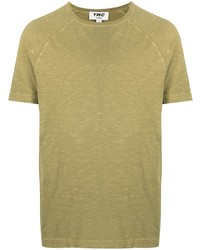 T-shirt à col rond olive YMC
