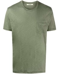 T-shirt à col rond olive Zadig & Voltaire