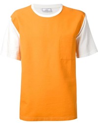 T-shirt à col rond orange Ami