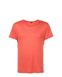 T-shirt à col rond orange Ann Demeulemeester