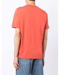 T-shirt à col rond orange PS Paul Smith