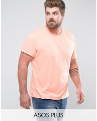 T-shirt à col rond orange Asos