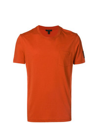 T-shirt à col rond orange Belstaff