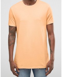 T-shirt à col rond orange Asos