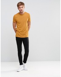 T-shirt à col rond orange Asos