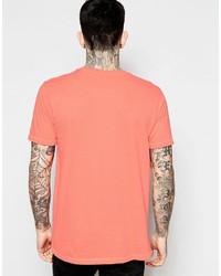 T-shirt à col rond orange Brave Soul