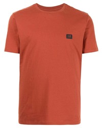 T-shirt à col rond orange C.P. Company