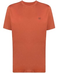 T-shirt à col rond orange C.P. Company