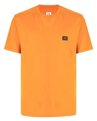 T-shirt à col rond orange C.P. Company