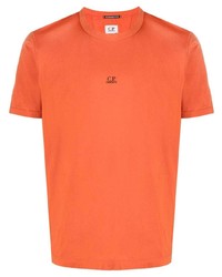 T-shirt à col rond orange C.P. Company