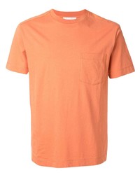 T-shirt à col rond orange Cerruti 1881