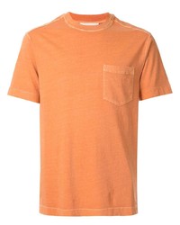 T-shirt à col rond orange Cerruti 1881