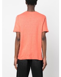 T-shirt à col rond orange MARANT