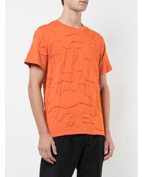T-shirt à col rond orange Mostly Heard Rarely Seen