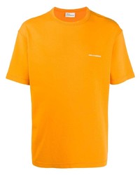 T-shirt à col rond orange Drôle De Monsieur