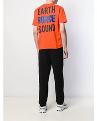 T-shirt à col rond orange McQ Alexander McQueen