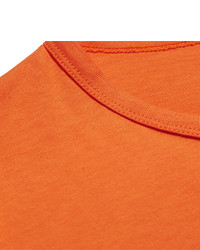 T-shirt à col rond orange Acne Studios