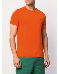 T-shirt à col rond orange Polo Ralph Lauren