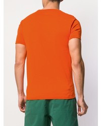 T-shirt à col rond orange Polo Ralph Lauren