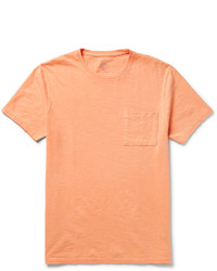 T-shirt à col rond orange J.Crew