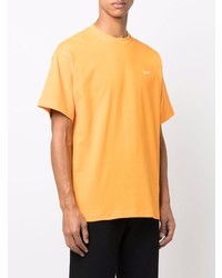 T-shirt à col rond orange Nike