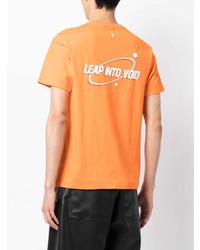 T-shirt à col rond orange FIVE CM