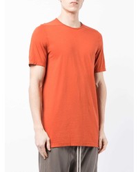 T-shirt à col rond orange Rick Owens DRKSHDW