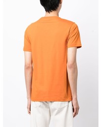 T-shirt à col rond orange PS Paul Smith