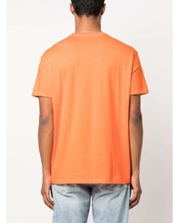 T-shirt à col rond orange Polo Ralph Lauren