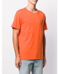 T-shirt à col rond orange Ralph Lauren