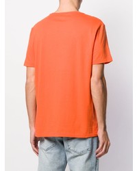 T-shirt à col rond orange Ralph Lauren