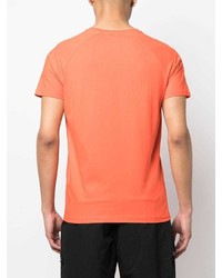 T-shirt à col rond orange K-Way